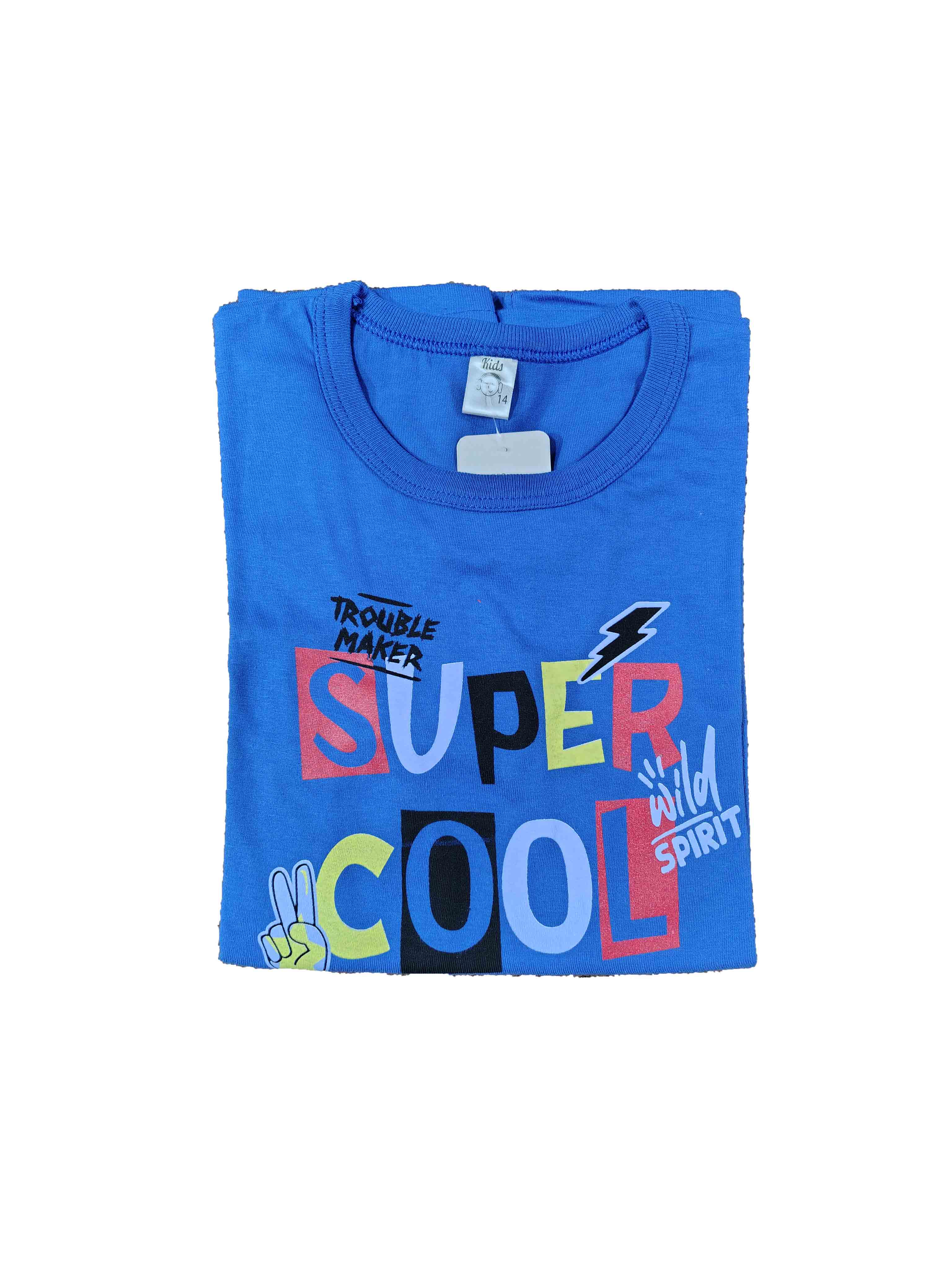 remera cool azul niño