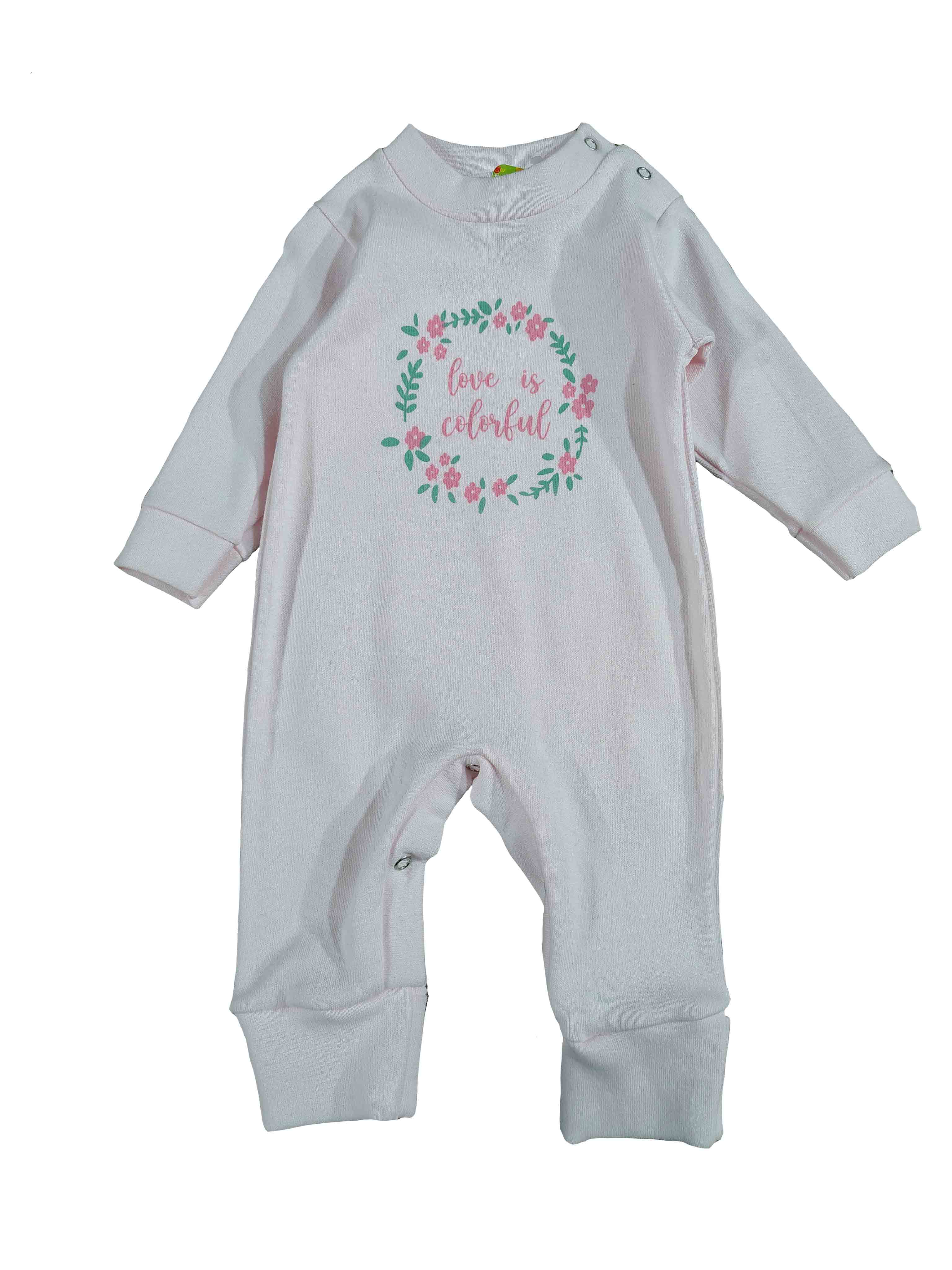 body rosa pastel niña bebe