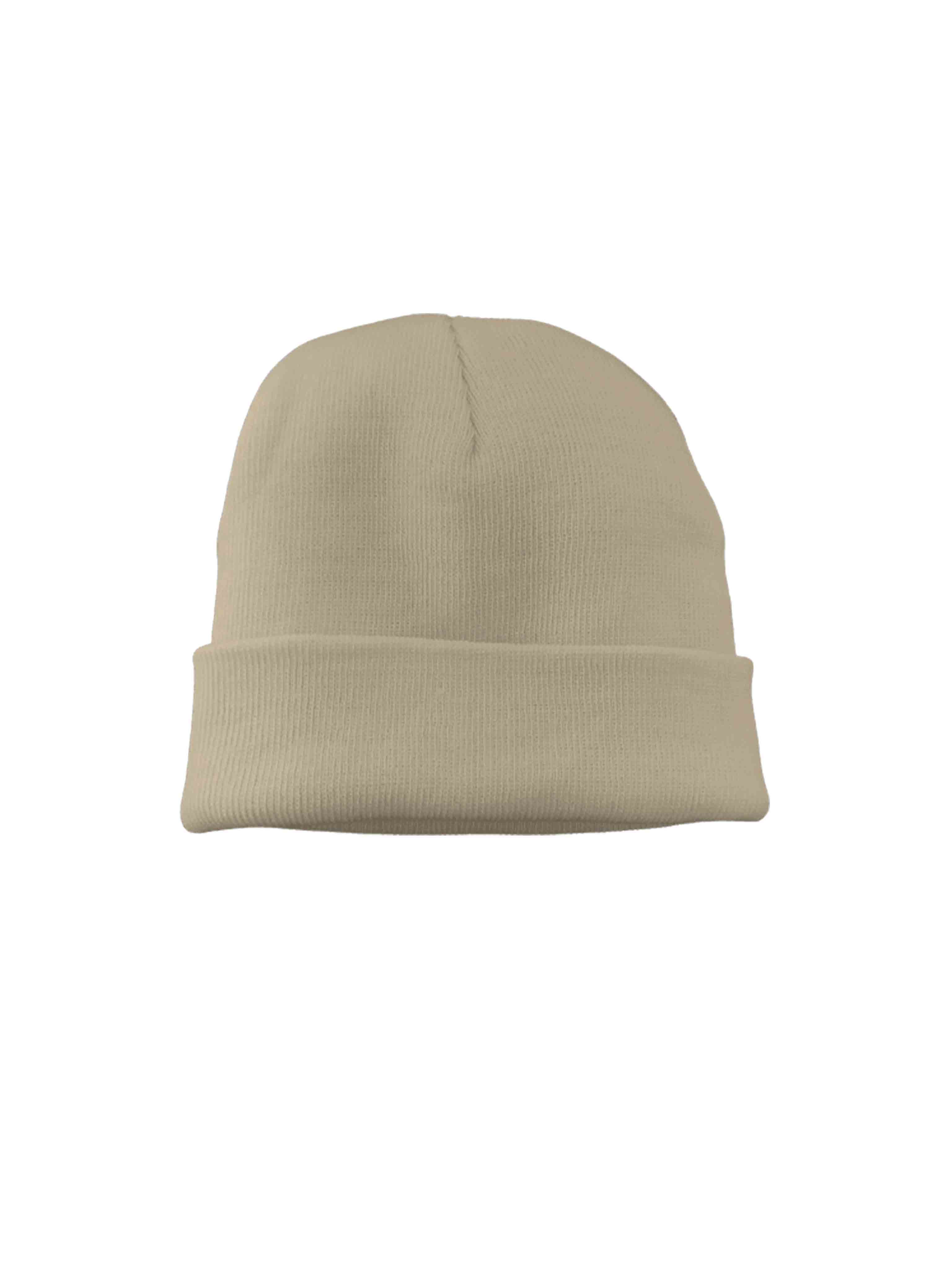 gorro de invierno marron claro niña