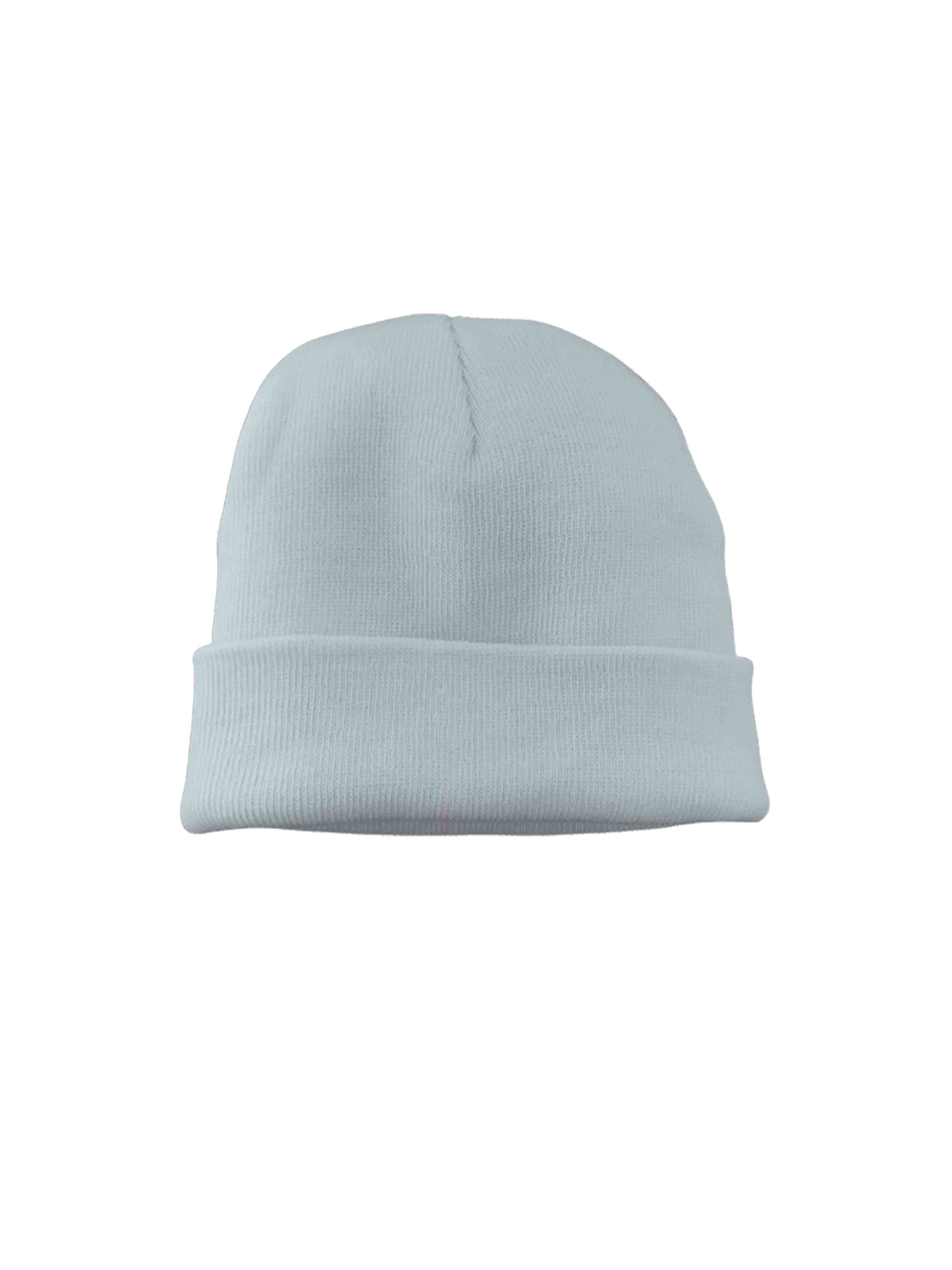 gorro de invierno blanco niña