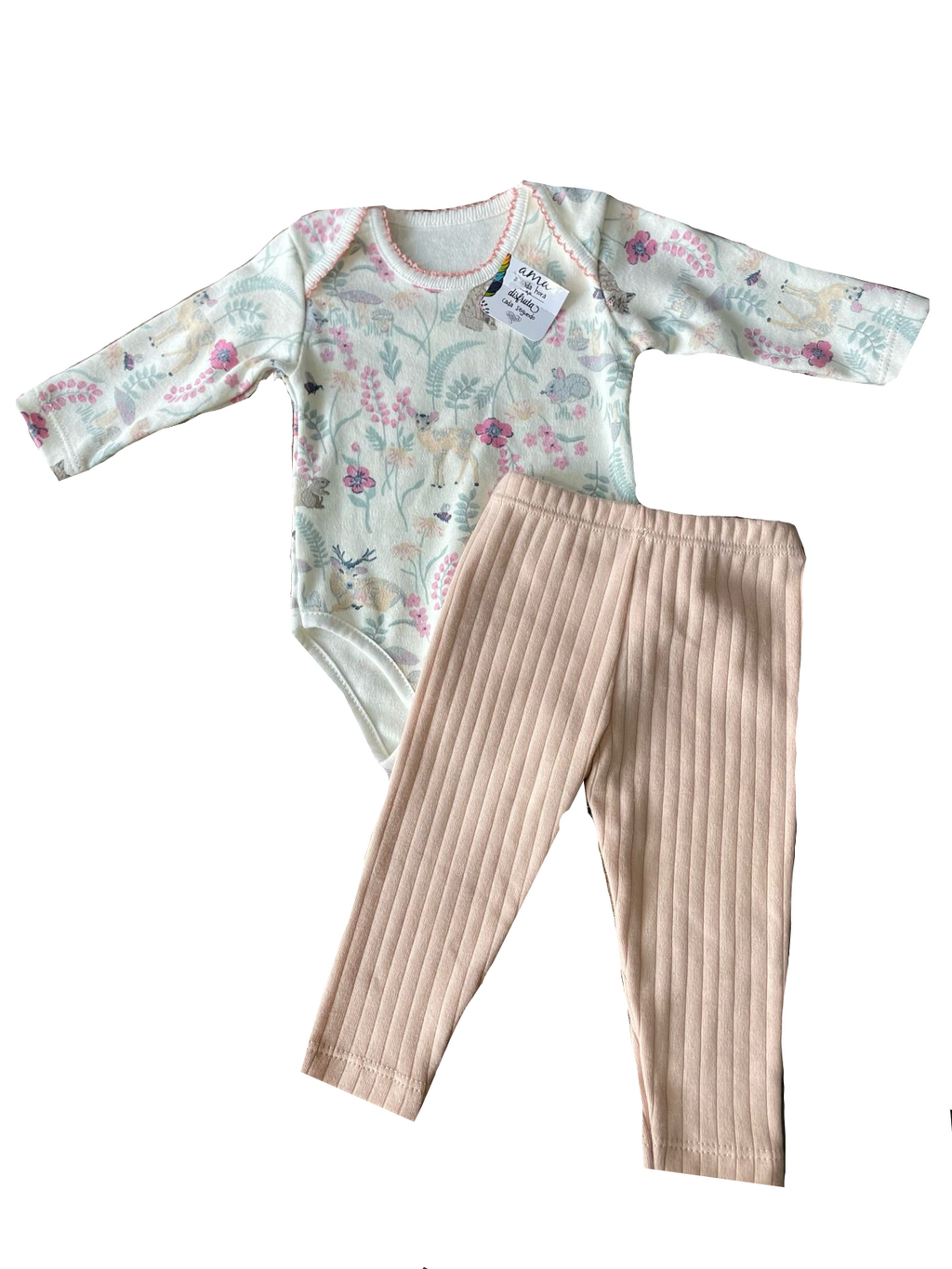 conjunto body y pantalon niña bebe